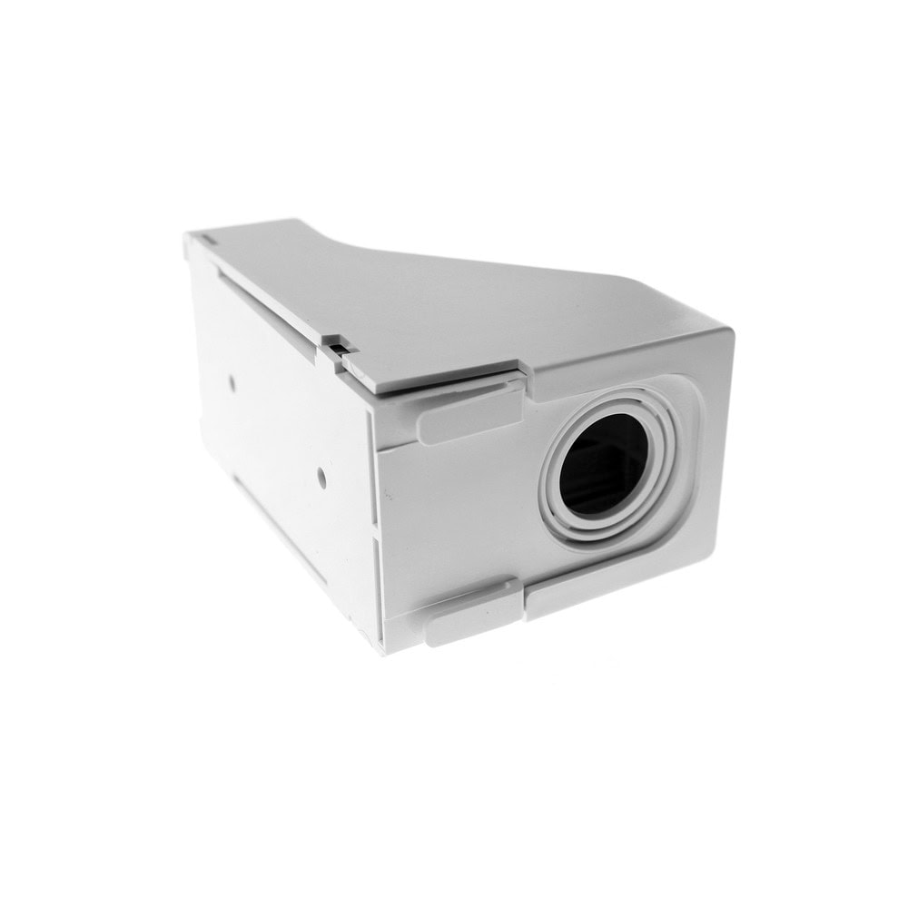 DCEFXIWX-l Accesorio Para Techo Falso/Entrada, Con Conexión Tubería 1/2 a 1 In, Compatible con Canaletas LD3, LD5 y LD10, Color Blanco Mate DCEFXIW-X 1