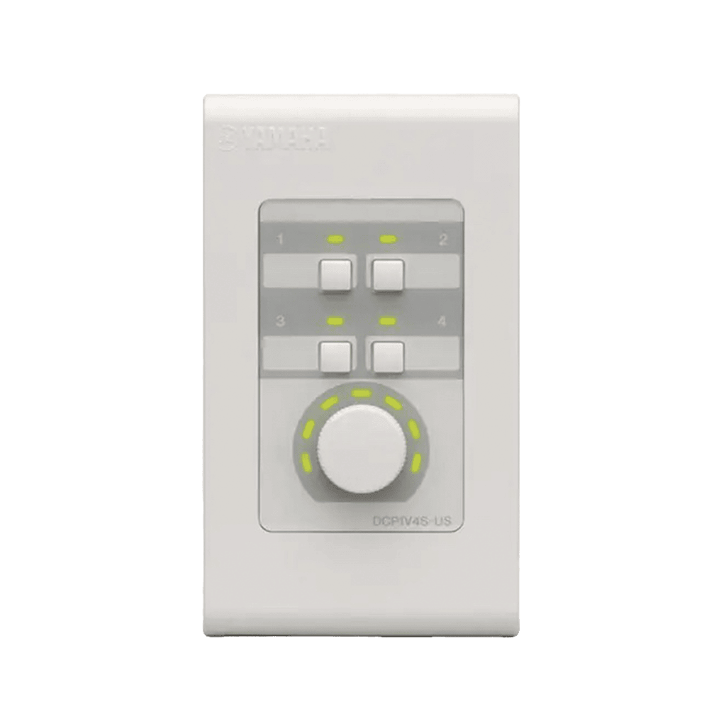 DCP1V4S-l Panel de Control Digital | 1 Volumen | 4 Switches Configurables | Compatible con Procesadores Serie MA, PA, y MTX DCP1V4S 1