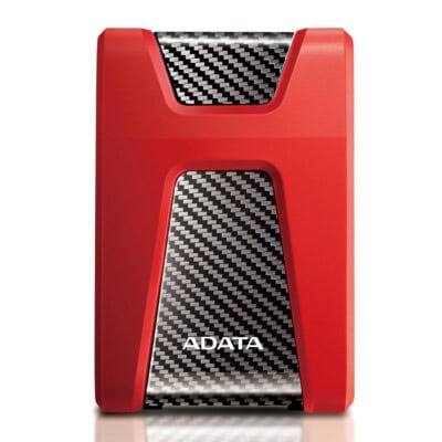 Disco Duro Externo ADATA HD650, 2 TB, USB 3.2 Gen1 (compatible con las versiones anteriores USB 2.0), 2.5 pulgadas, Rojo