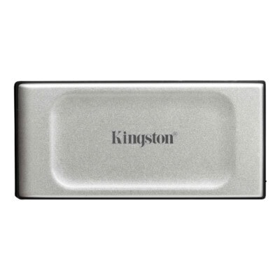 UNIDAD DE ESTADO SOLIDO EXTERNO KINGSTON XS2000 2TB USB-C 3.2 GEN 2X2 R.2000MB/S W.2000MB/S PLATA