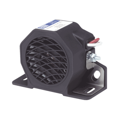 Alarma de reversa y doble tono, 12-24 Vcc, 102 dBA