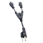 Cable con derivación Vca / 1 Entrada macho Vca / 2 salidas hembra Vca DIYVCA-AD-1-l