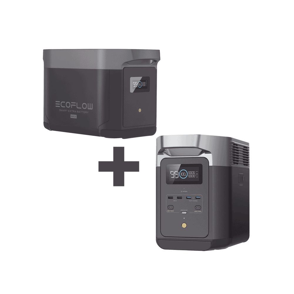 DLT2MAXBP-l Kit de Estación de Energía Portátil 2048Wh + Batería Externa 2048Wh (4096Wh Totales) DLT2MAX-BP 1