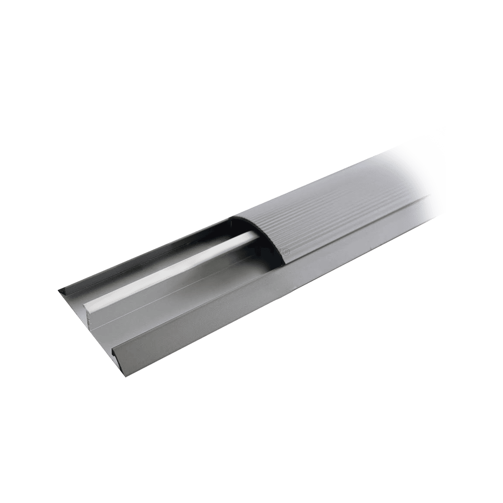 DMCTALUM-l Ducto de media caña de aluminio, tramo de 2.5m de largo (8801-80300) DMCTALUM 1