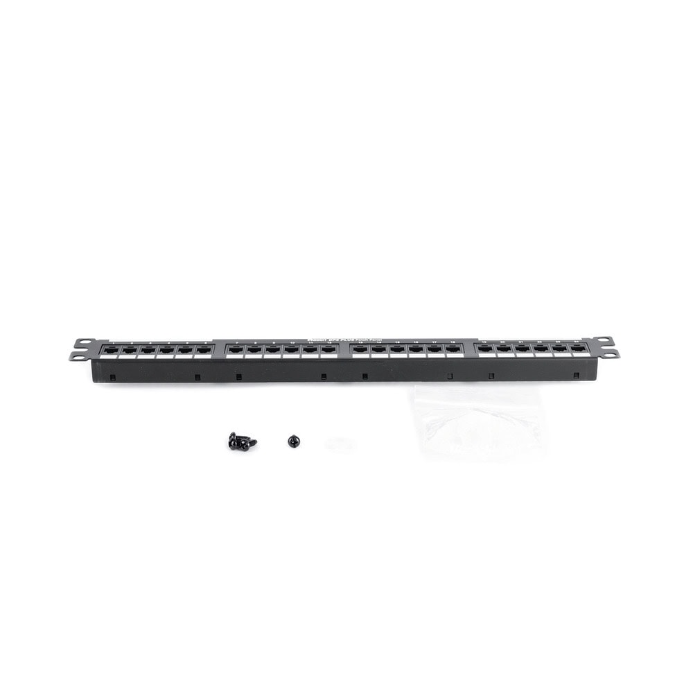 DP24688TGY-AD-2-l Panel de Parcheo de Impacto (110), Plano, Categoría 6, de 24 Puertos, 1UR DP24688TGY 5