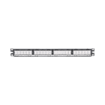 Panel de Parcheo de Impacto (110), Plano, Categoría 6A, de 24 Puertos, 1UR DP246X88TGY-AD-1-l