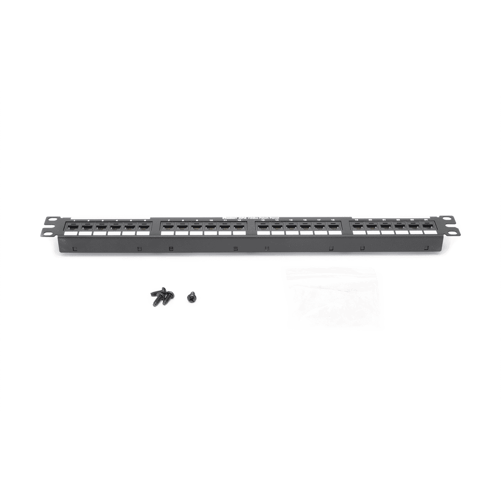 DP246X88TGY-AD-2-l Panel de Parcheo de Impacto (110), Plano, Categoría 6A, de 24 Puertos, 1UR DP246X88TGY 5
