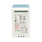 Fuente de poder Riel Din 24V, 100W con Cargador de Bateria DRC100B-FRENTE-l