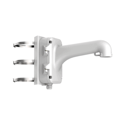 Montaje de Poste para Domos Hikvision / Color Blanco / Uso en Exterior