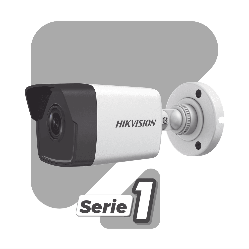 DS2CD1043G0IC-LIST-l Bala IP 4 Megapixel / Lente 2.8 mm / 30 mts IR / WDR 120 dB / Exterior IP67 / Hik-Connect P2P / H.265+ / PoE / ONVIF DS-2CD1043G0-I(C) 2