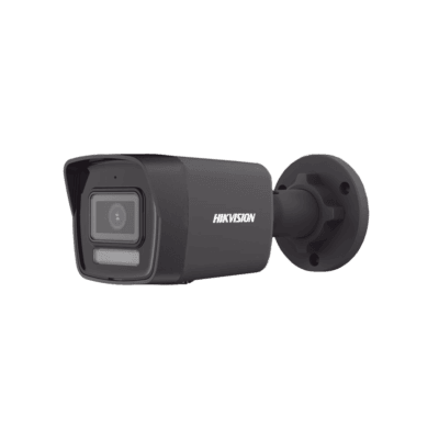 [Dual Light] Bala IP 4 Megapixel / Color Negro /  Lente 2.8 mm / 30 mts IR + 30 mts Luz Blanca / Micrófono Integrado / ACUSENSE Lite / Exterior IP67 / H.265 / PoE  / Micro SD