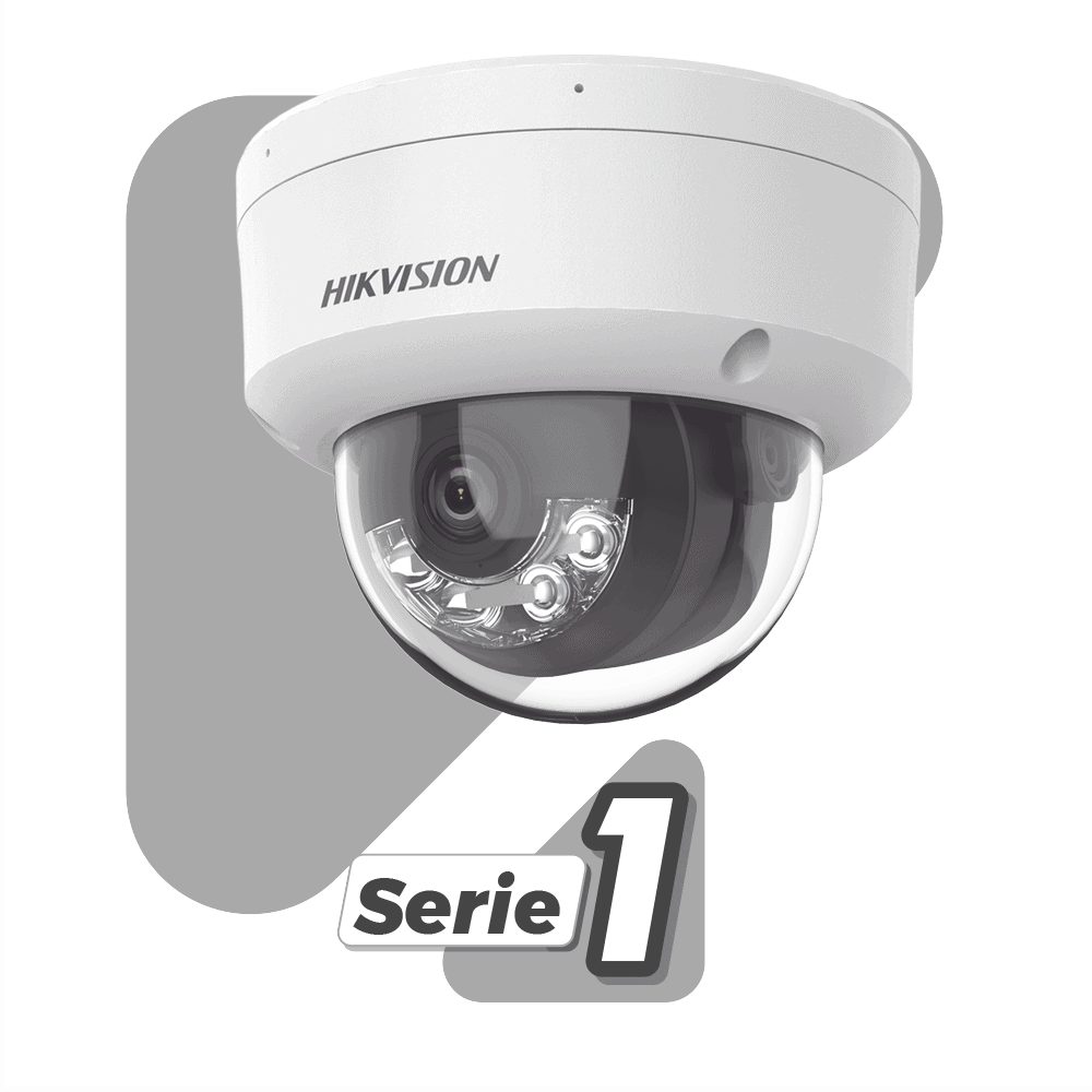 DS2CD1143G2LIUF-LIST-l Domo IP 4 Megapixel / Lente 2.8 mm / Dual Light (30 mts IR + 30 mts Luz Blanca) / Micrófono Integrado / Antivandálico IK08 / ACUSENSE Lite / Exterior IP67 / H.265 / PoE / ONVIF / Micro SD DS-2CD1143G2-LIUF 4