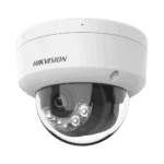 Domo IP 4 Megapixel / Lente 2.8 mm / Dual Light (30 mts IR + 30 mts Luz Blanca) / Micrófono Integrado / Antivandálico IK08 / ACUSENSE Lite / Exterior IP67 / H.265 / PoE / ONVIF / Micro SD DS2CD1143G2LIUF-l