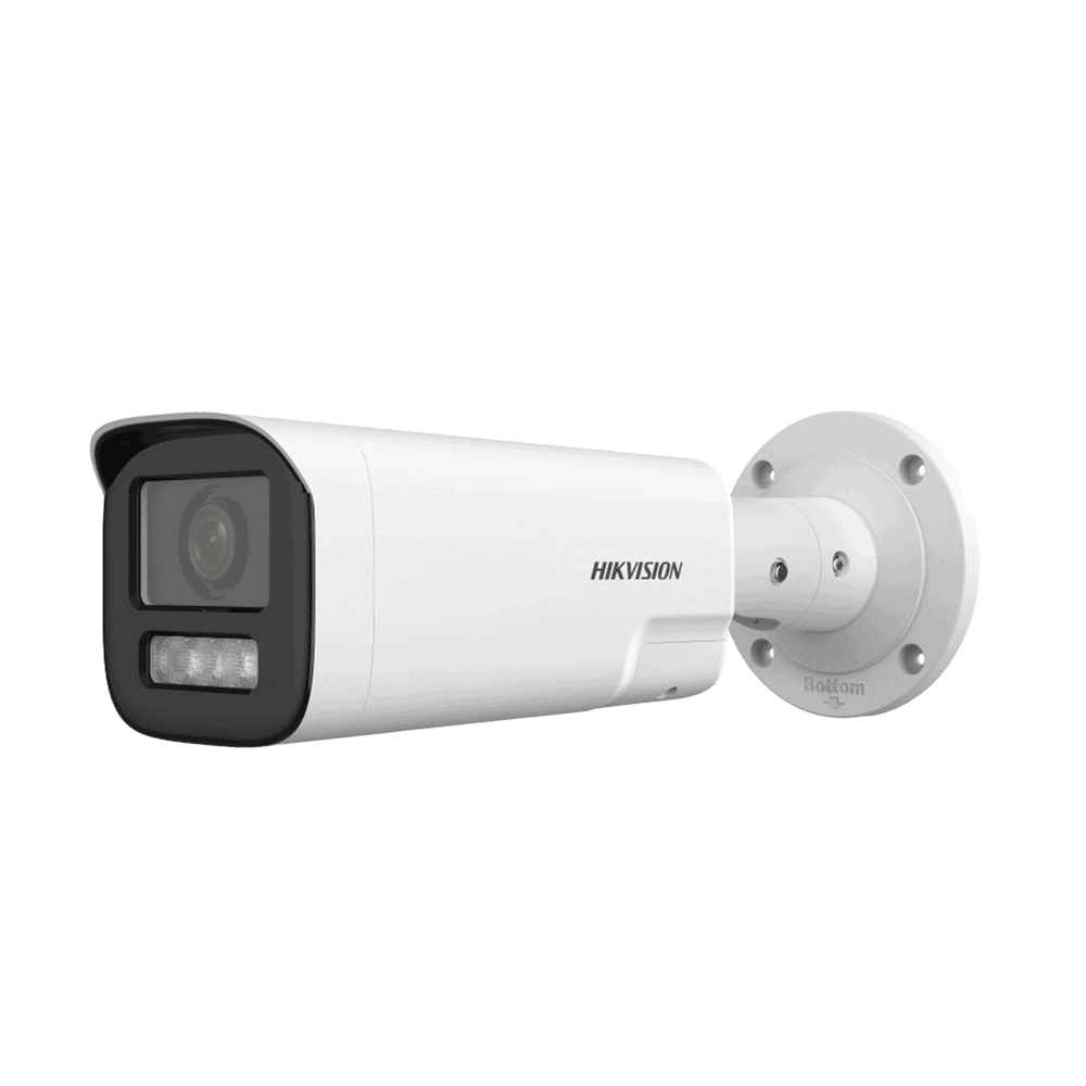 DS2CD1643G2LIZSU_SL-l Bala IP 4 Megapíxel / Lente Mot. 2.8 a 12 mm / Dual Light (50 mts IR + 50 mts Luz Blanca) / ACUSENSE Lite / Audio de Dos Vías / Luz Intermitente y Alerta de Audio / Exterior IP67 / WDR 120 dB / PoE / Micro SD DS-2CD1643G2-LIZSU/SL 1