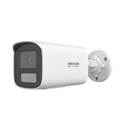 [Dual Light + ColorVu] Bala IP 2 Megapixel / Lente 4 mm / 50 mts IR + 50 mts Luz Blanca / Micrófono Integrado / ACUSENSE Lite / Exterior IP67 / dWDR / PoE / Micro SD