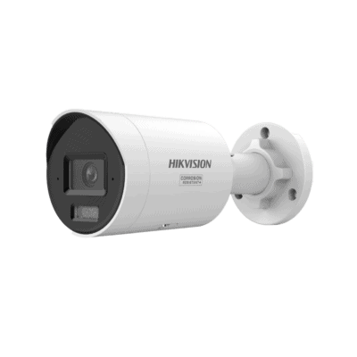 [Dual Light + ColorVu 3.0 + HikAI] Bala IP 6 Megapixel / Lente 2.8 mm / 40 mts IR + Luz Blanca / 2 Microfonos Integrados / Exterior IP67 /  WDR 130 dB / ACUSENSE 3.0 / Metal / NEMA 4X / ACUSEARCH