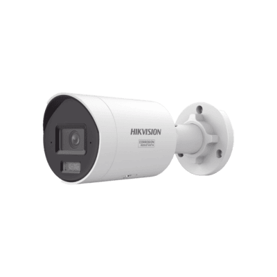 [Dual Light + ColorVu 3.0 + HikAI] Bala IP 8 Megapixel / Lente 2.8 mm / 40 mts IR + Luz Blanca / 2 Microfonos Integrados / Exterior IP67 /  WDR 130 dB / ACUSENSE 3.0 / Metal / NEMA 4X / ACUSEARCH