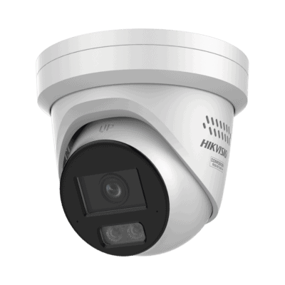 [Dual Light + ColorVu 3.0 + HikAI] Turret IP 6 Megapixel / Lente 2.8 mm / 30 mts IR + Luz Blanca / 2 Microfonos Integrados / Exterior IP67 / Estrobo Azul y Rojo / WDR 130 dB / ACUSENSE 3.0 / Metal / NEMA 4X / ACUSEARCH