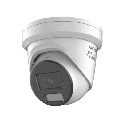 [Dual Light + ColorVu] Turret IP 8 Megapixel /  Lente 2.8 mm / 40 mts IR + 40 mts Luz Blanca / Exterior IP67 / Luz Intermitente y Alerta de Audio / Micrófono Integrado / Videoanaliticos (Filtro de Falsas Alarmas) / ACUSEARCH