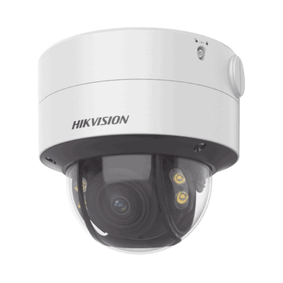Domo IP 4 Megapixel / Imagen a Color 24/7 / Lente 3.6 - 9 mm / Luz Blanca 40 mts / WDR 130 dB / Exterior IP67 / IK10 / Captura Facial / ACUSENSE / MicroSD / ACUSEARCH