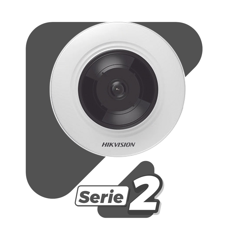 DS2CD2955G0ISU-AD-1-l Mini Fisheye IP 5 Megapixel / Panorámica 180° - 360° / Microfono Integrado / 8 mts IR / Uso en Interior / PoE / Múltiples Vistas por iVMS-4200 / Alarmas I/O / Micro SD DS-2CD2955G0-ISU 6