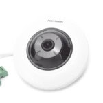 Mini Fisheye IP 5 Megapixel / Panorámica 180° - 360° / Microfono Integrado / 8 mts IR / Uso en Interior / PoE / Múltiples Vistas por iVMS-4200 / Alarmas I/O / Micro SD DS2CD2955G0ISU-LAT-IZQ-l