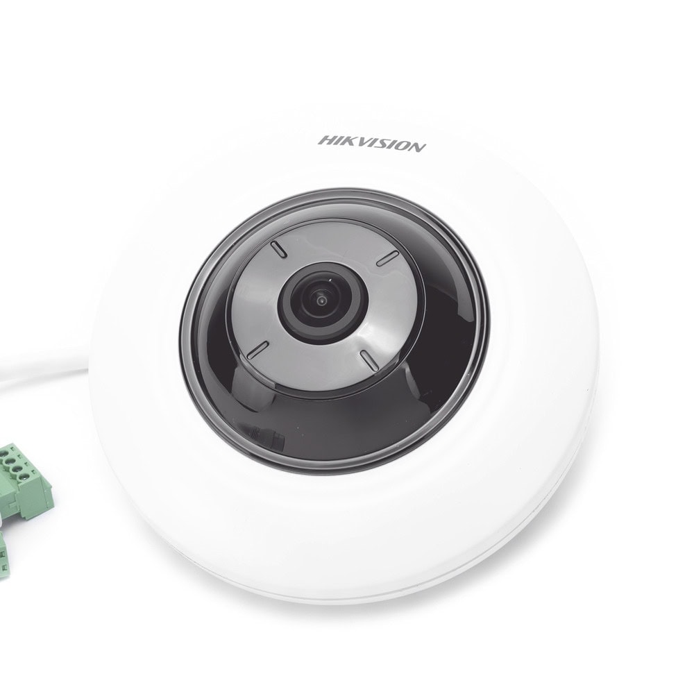 DS2CD2955G0ISU-LAT-IZQ-l Mini Fisheye IP 5 Megapixel / Panorámica 180° - 360° / Microfono Integrado / 8 mts IR / Uso en Interior / PoE / Múltiples Vistas por iVMS-4200 / Alarmas I/O / Micro SD DS-2CD2955G0-ISU 3