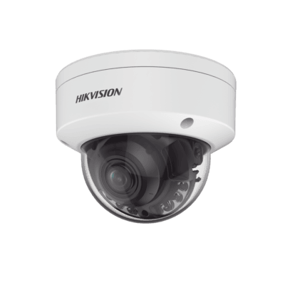Domo IP 4 Megapixel / Imagen a Color 24/7 / Lente 2.7 - 13.5 mm / Luz Blanca 40 mts / WDR 130 dB / Exterior IP67 / IK10 / Captura Facial / Videoanaliticos / AcuSense