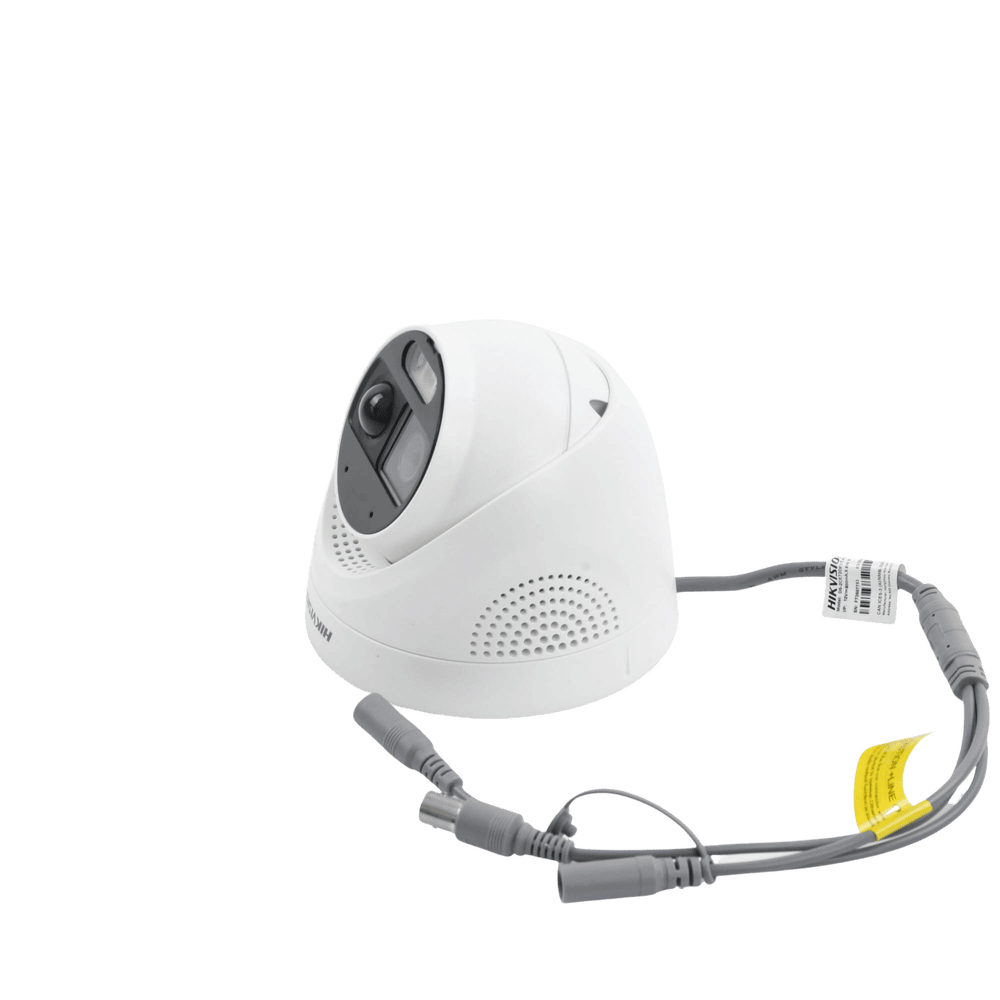 DS2CE72DF3TPIRXOS-AD-1-l Turret TURBOHD 2 Megapixeles (1080p) / Imagen a color 24/7 / Lente 2.8 mm / Luz Blanca 20 mts / Exterior IP67 / WDR 130dB / Sensor PIR / Sirena Integrada / Estrobo ROJO - AZUL / Micrófono Integrado DS-2CE72DF3T-PIRXOS 2