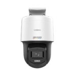 Domo PT IP 4 Megapixel / Lente 4 mm / Luz Blanca 30 mts / dWDR / PoE / IP66 / Micrófono y Bocina Interconstruido / Micro SD / Incluye Montaje de Pared y Techo DS2DE2C400SCGEF1-l