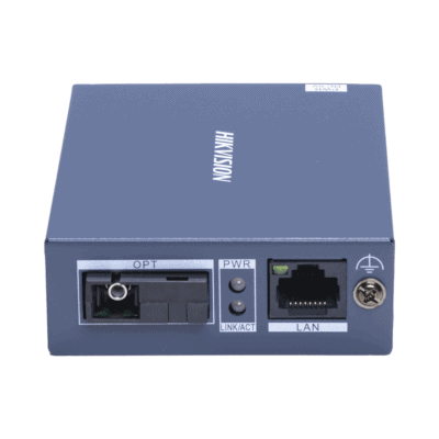 Convertidor Fibra Óptica / Receptor / Monomodo (RX) / 1 Puerto SFP (SC) 100 Mbps / 1 Puerto RJ45 10/100 Mbps / HASTA 20 KM / Plug and Play