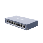 Switch PoE+ / Monitoreable / 8 Puertos 10/100 Mbps PoE+ / 1 Puerto 1000 Mbps de Uplink / Configuración Nube Hik-PartnerPro / Modo Extendido hasta 300 Metros / 110 W DS3E1309PEI-FRENTE-l
