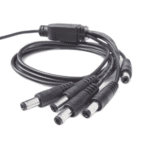 Cable con 5 Vías para Alimentar 4 Cámaras TurboHD y DVR TurboHD Epcom / Hikvision DS5WAYC-AD-4-l