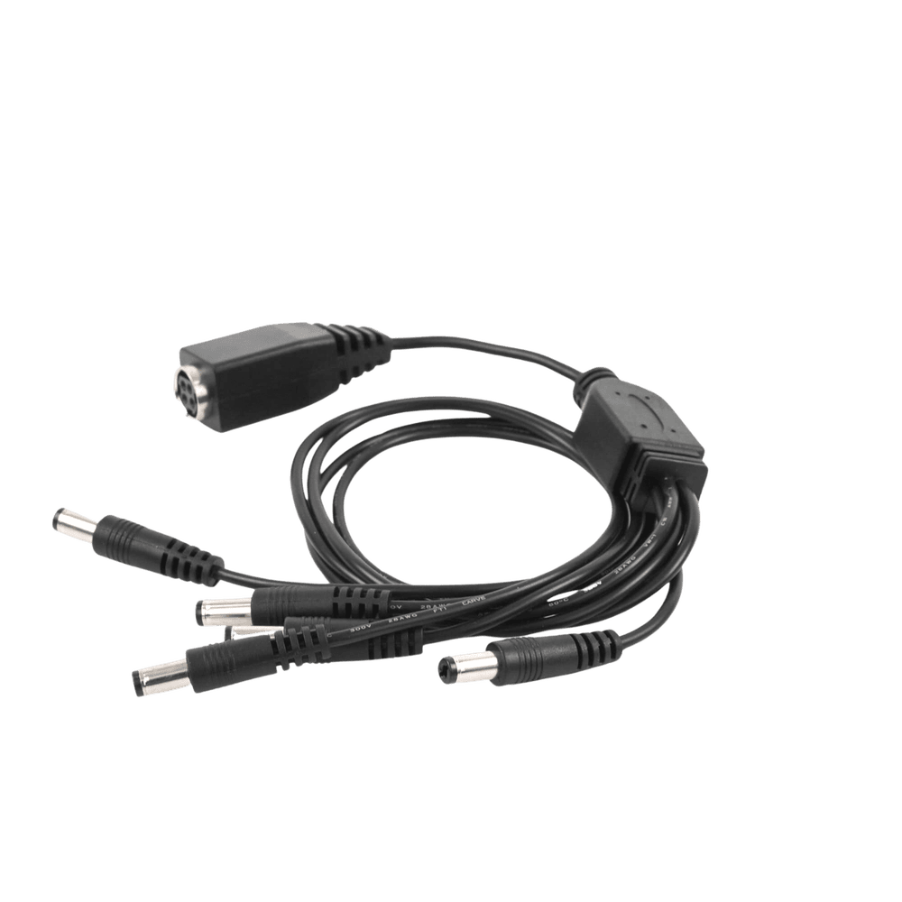 DS5WAYC-AD-7-l Cable con 5 Vías para Alimentar 4 Cámaras TurboHD y DVR TurboHD Epcom / Hikvision DS-5WAYC 9