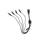 Cable con 5 Vías para Alimentar 4 Cámaras TurboHD y DVR TurboHD Epcom / Hikvision DS5WAYC-l