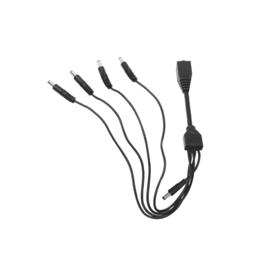 Cable con 5 Vías para Alimentar 4 Cámaras TurboHD y DVR TurboHD Epcom / Hikvision