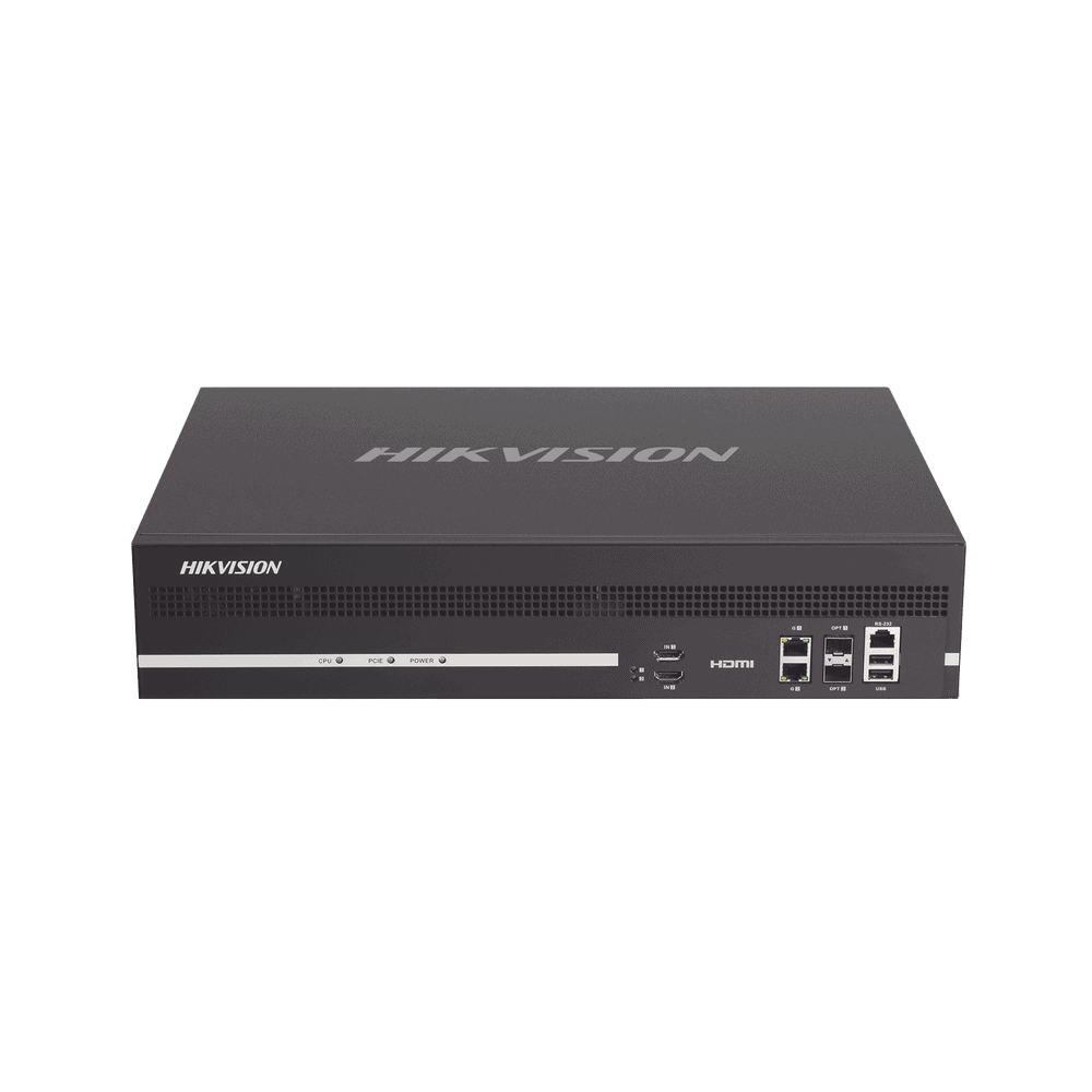 DS6916UDIC-FRENTE-l Decodificador de Vídeo de 16 Salidas HDMI 4K / Soporta hasta 256 canales de Vídeo Simultáneos / Videowall DS-6916UDI(C) 2