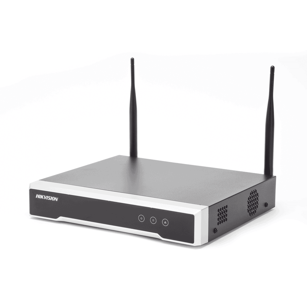DS7104NIK1_W_MC-LAT-IZQ-l NVR 4 Megapixel / 4 canales IP / 1 Bahía de Disco Duro / 2 Antenas Wi-Fi / Salida de Vídeo Full HD DS-7104NI-K1/W/M(C) 3