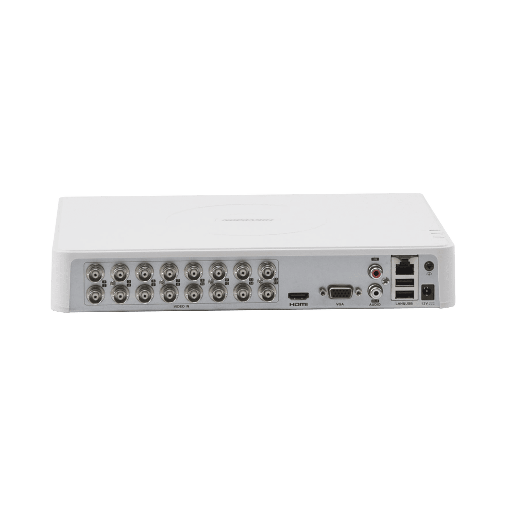 DS7116HGHIM1E-AD-3-l DVR 16 Canales TurboHD + 2 Canales IP / 2 Megapixel (1080p) Lite / Acusense Lite (Evita falsas alarmas) / Audio por Coaxitron / 1 Bahía de Disco Duro / H.265+ / Salida de VÌdeo en Full HD DS-7116HGHI-M1(E) 4