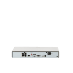NVR 8 Megapixel (4K) (Compatible con Cámaras ACUSENSE) / 4 canales IP / 4 Puertos PoE+ / 1 Bahía de Disco Duro / Salida de Vídeo en 4K / 300 Metros PoE Modo Extendido DS7604NIQ1_4PD-AD-1-l