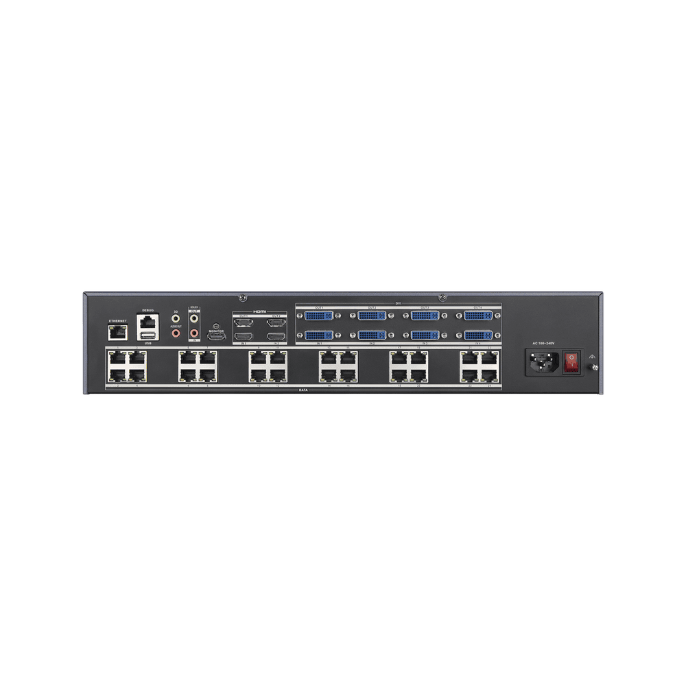 DSD42V24H-AD-2-l Controlador para Videowall / Resolución Máxima 13.27 Megapixel / 24 Salidas de Video / Compatible con Pantallas LED para Interior / Compatible con DS-D4418FI-CAF(B) y DS-D4425FI-CAF(B), DS-D42xxCWF DS-D42V24-H 3