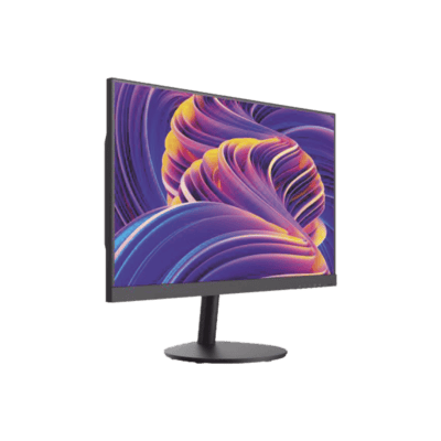 Monitor LED FullHD (1080p) de 24" / Ideal para CCTV, Oficina y Hogar / Entrada HDMI-VGA-BNC / Montaje VESA ( 75 X 75) / Uso 24/7 / Backlight E-LED / Ultra Delgado