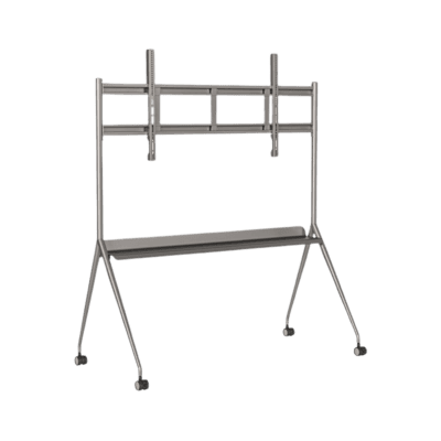 Montaje de Piso Móvil para Pantallas de 75 y 86" / Compatible con VESA / Incluye Soporte para Pantalla