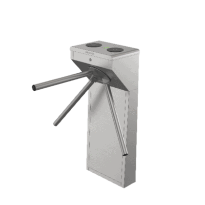 Torniquete Trípode Bidireccional de Acero Inoxidable SUS304 / 2 Millones MCBF  / Apertura en Caso de Emergencia / Integrable con cualquier Sistema de Control de Acceso / Indicadores LED de Entrada-Salida