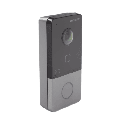 Videoportero IP 2 Megapixel / PoE Estandar / IP65  / Apertura desde Hik-connect / Soporta 1 Departamento y Hasta 6 Monitores / Soporta Tarjetas Mifare / 1 Salida Relay