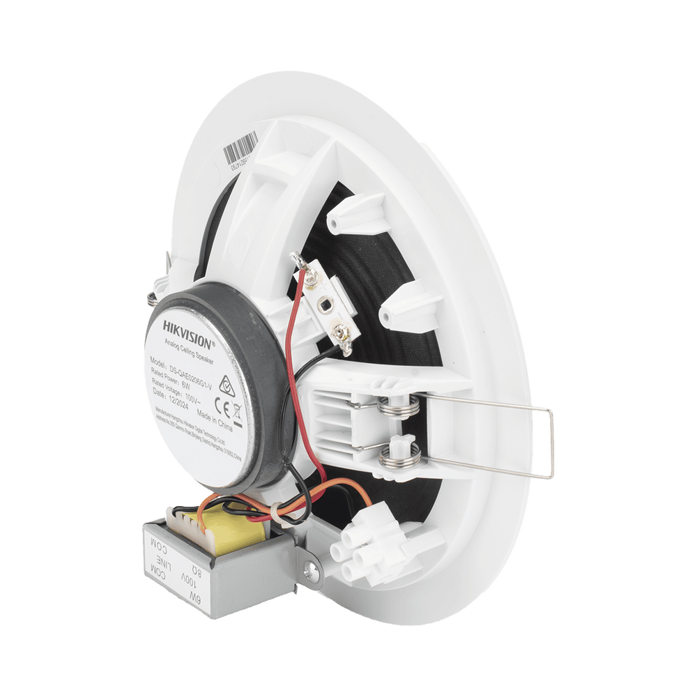 DSQAE0206G1V-AD-3-l Altavoz Montaje en Plafón | 6 Watts | 100 V | Rejilla de Metal | Color Blanco | Uso Interior DS-QAE0206G1-V 4