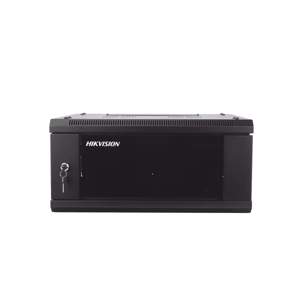 DSXS6404S_B-AD-1-l Gabinete para Montaje en Pared - Piso / Puerta de Cristal Templado / Cuerpo Fijo / 4 Unidades de Rack / 19" / Fabricado en Acero DS-XS6404-S/B 2