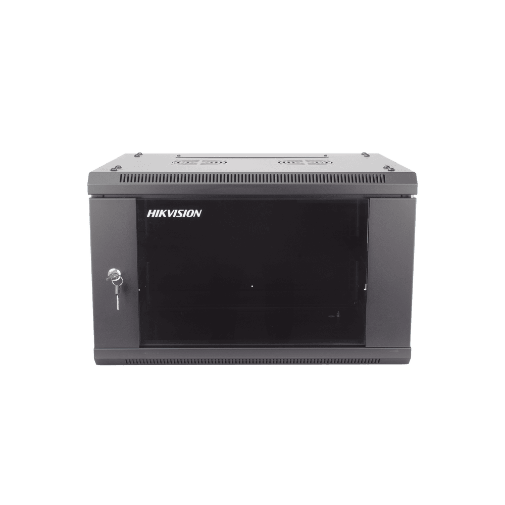 DSXS6406S_B-AD-1-l Gabinete para Montaje en Pared - Piso / Puerta de Cristal Templado / Cuerpo Fijo / 6 Unidades de Rack / 19" / Fabricado en Acero DS-XS6406-S/B 2