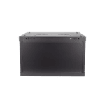 Gabinete para Montaje en Pared - Piso / Puerta de Cristal Templado / Cuerpo Fijo / 6 Unidades de Rack / 19" / Fabricado en Acero DSXS6406S_B-AD-3-l
