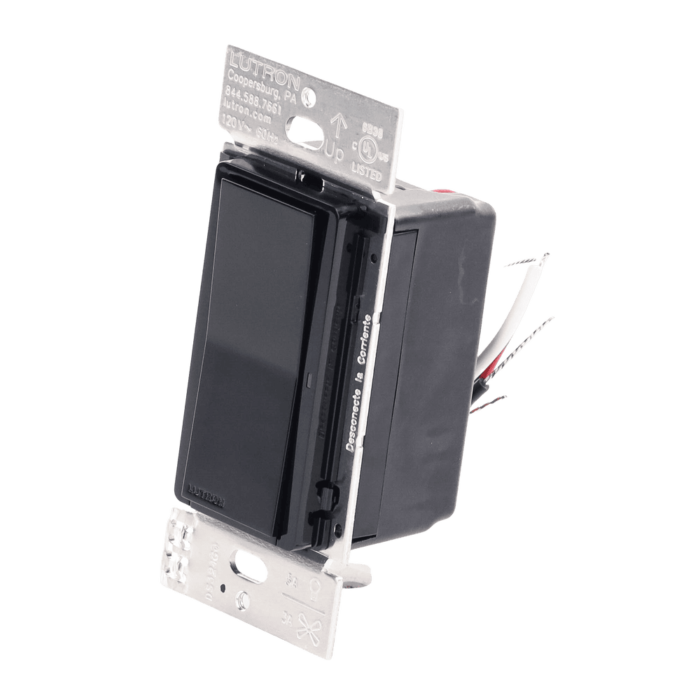 DVRF5NSBL-AD-3-l (Caseta Wireless) Interruptor Inteligente On/Off, requiere cable neutro. 5A /120V DVRF5NSBL 4